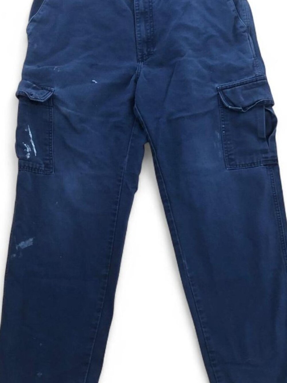 Tyndale Fire Resistant Faded Navy Blue Men’s 38x28 Carpenter Pants Relaxed Fit